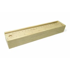 Kit Escolar Caja En Madera