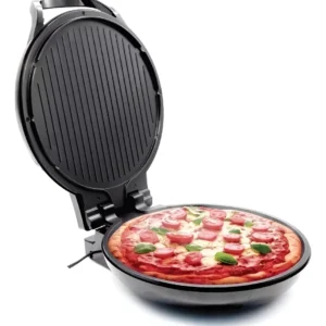 Horno Waflera Para Preparar Pizza Tipo Grill Negro 110v