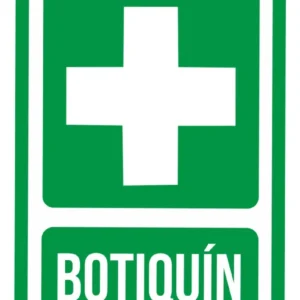 Señalización Aviso Metalico Exterior Botiquin 20×15 Cms
