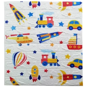 Panel Lamina 3d Adhesivo Pared Vinilo Decorativo 77×70 Cms x 18 Unidades