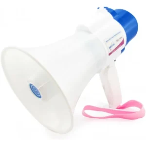 Megafono Perifoneo Recargable Microfono Bocina Grabacion