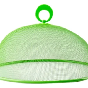 Tapa Cubierta Metálica Cubrir Alimentos Diametro 28cm X4 Und Verde Tapa Cubrir Alimentos