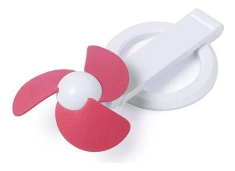Ventilador Usb Para Portátil Plegable Bicolor Soporte O Base - Image 2