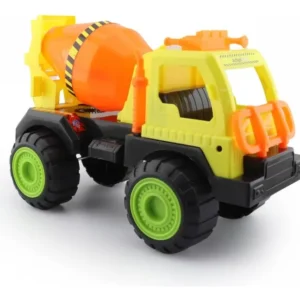 Camión Vehículo Mezcladora De Cemento Juguete Construcción Vehículo Mezcladora Amarillo