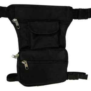 Canguro Pierna 3 Bolsillos Moto Cargador Piernera Maleta