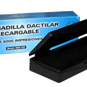 Almohadilla Dactilar Rectangular Huellero 8000 Impresiones