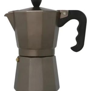 Cafetera Italiana Moka Express 9 Tazas Portatil Cafe Dorado Oscuro No Aplica