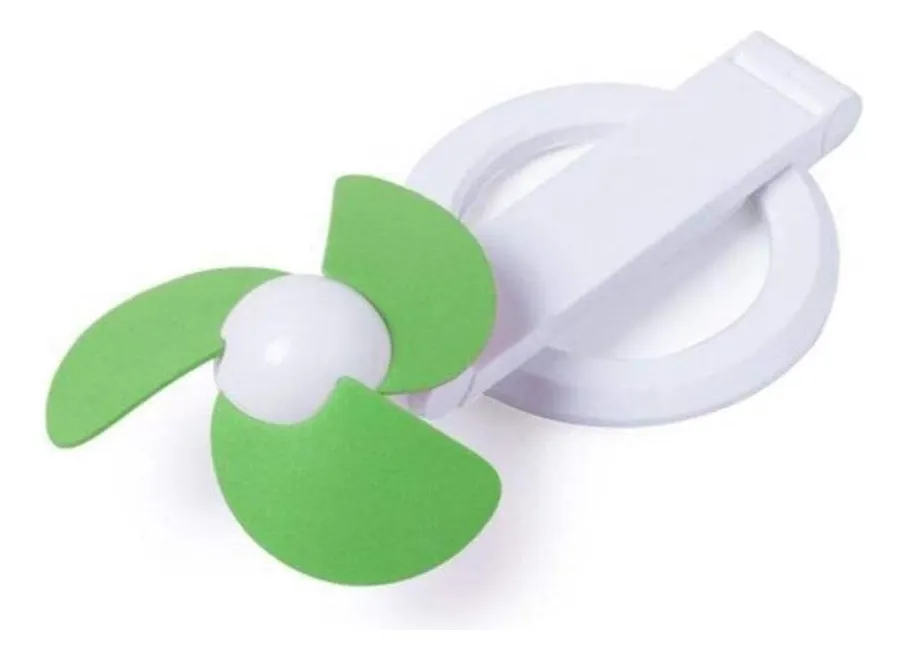 Ventilador Usb Para Portátil Plegable Bicolor Soporte O Base - Image 3
