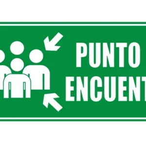Señalización Aviso Ruta Evacuación Izquierda 20×15 Cms