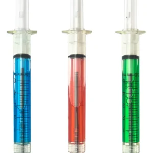 Esfero Jeringa Plástico Pack 24 Transparente Negro