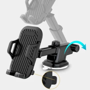 Porta Celular Carro 360 Con Soporte Rejilla O Chupa Tablero