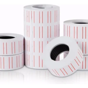 Rollos De Cinta Etiquetadora De Precios Paquete 10 Unidades Blanco