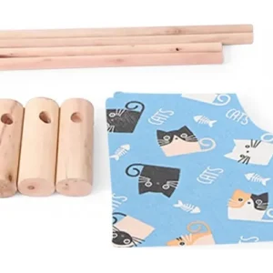 Cama Elevada Para Mascotas Estable Y Fuerte Base En Madera