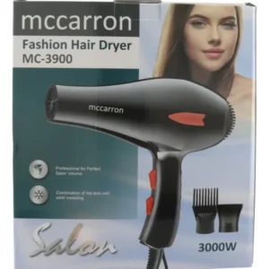 Secador De Cabello 110v Aire Caliente O Frio Todo En Uno Negro 110v