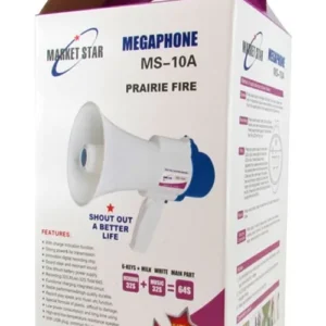 Megafono Perifoneo Recargable Microfono Bocina Grabacion