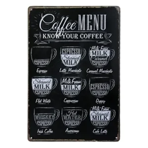 Poster Metalico Retro Vintage  Medidas 29×20 Cms