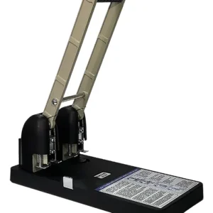 Perforadora Metálica Semi Industrial 2 Huecos 70 Hojas Negro Redonda