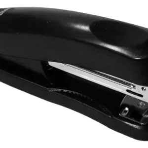 Cosedora Grapadora 20 Hojas Oficina + Obsequio 1000 Ganchos Negro