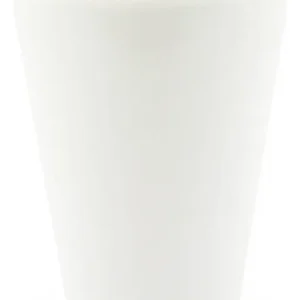 Vaso En Melamina Liso Redondo Blanco