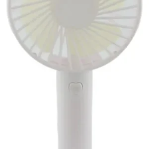 Mini Ventilador Recargable Portátil Abanico 3 Velocidades Blanco