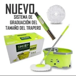 Trapero Mopa 360 Grados Sheep Mop Incluye Balde Centrifugador Repuesto