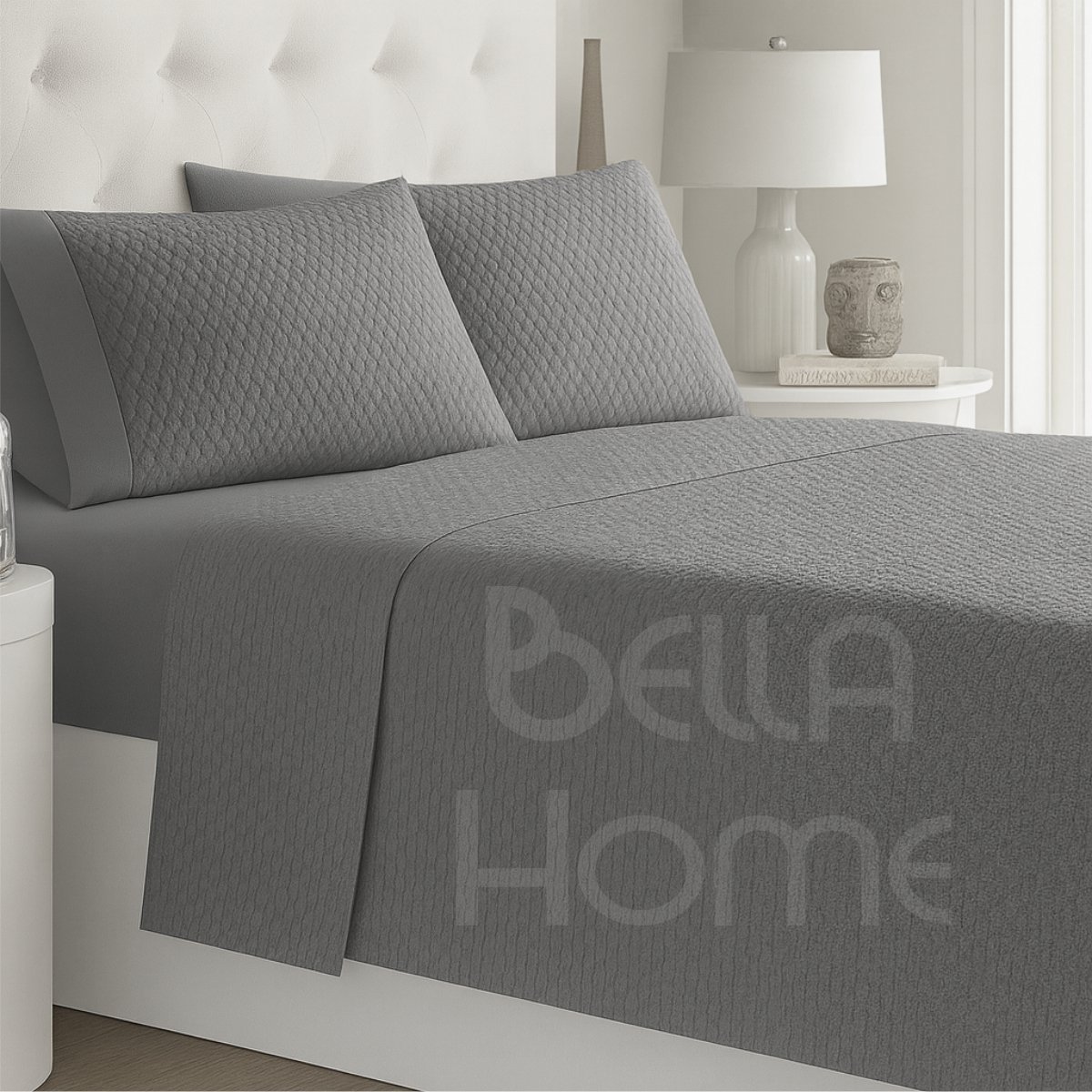 Juego De Sábanas Silky - Algodón Blanco - Image 7