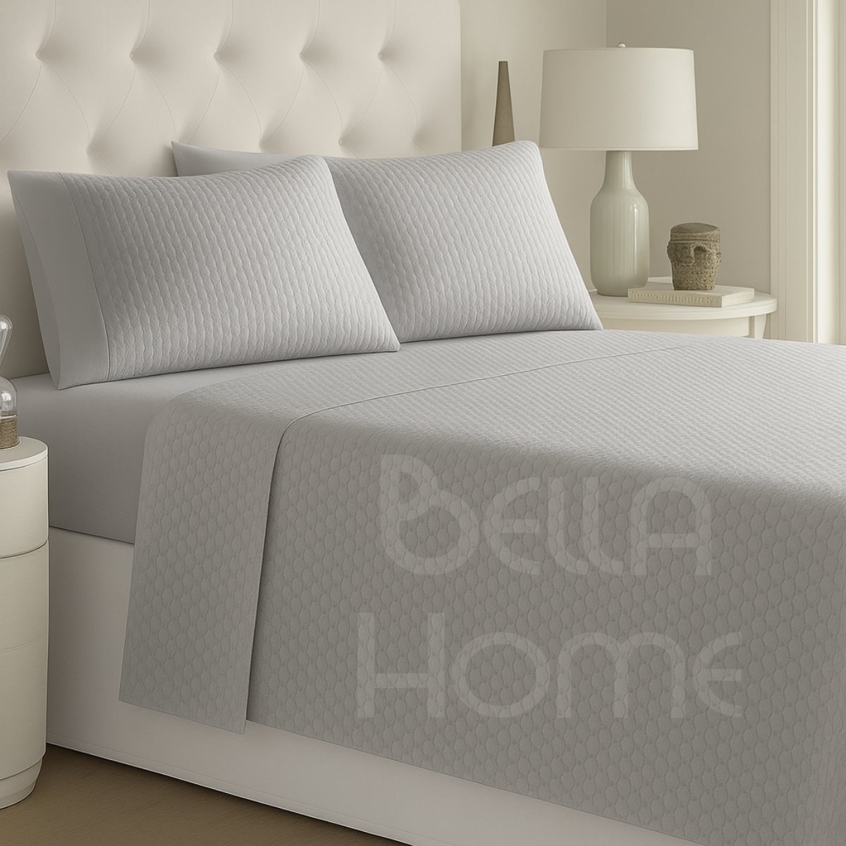 Juego De Sábanas Silky - Algodón Blanco - Image 10