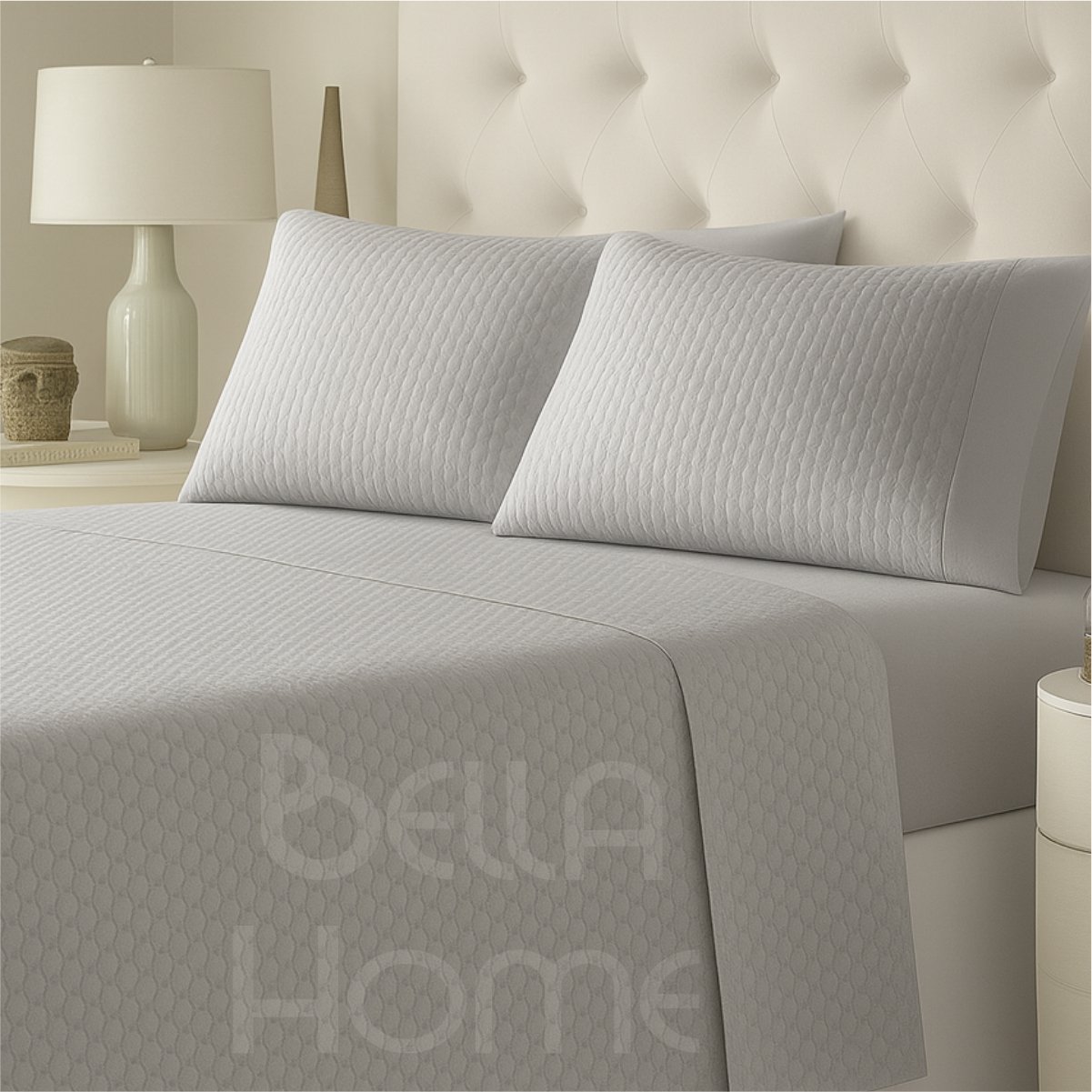 Juego De Sábanas Silky - Algodón Blanco - Image 11