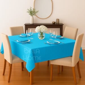Mantel Stripes En Tela Para Comedor + 4 Servilletas
